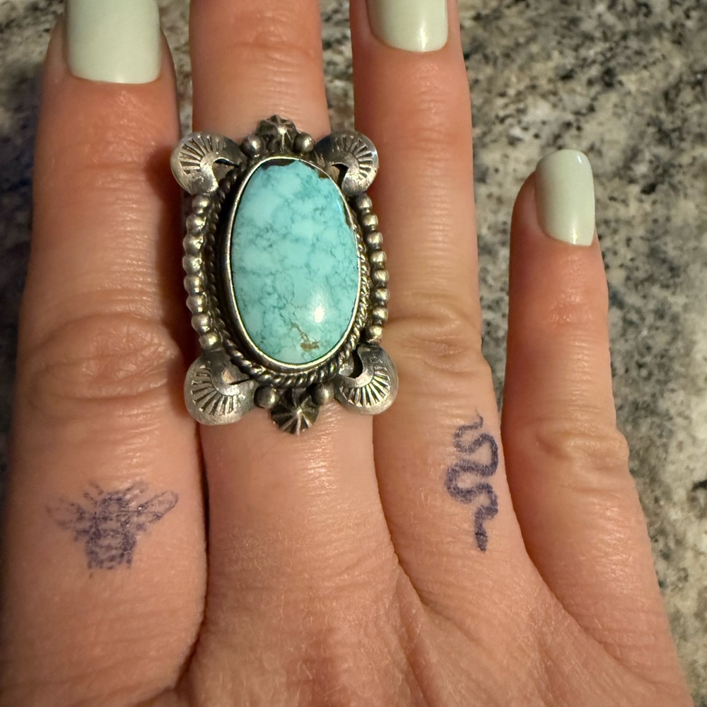 Navajo turquoise ring